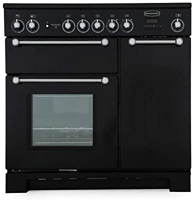Rangemaster Kitchener 90cm Electric Range Cooker - Black