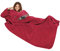 Gözze - Premium Kuscheldecke mit Ärmeln und Brusttasche, 150 x 240 cm - Rot