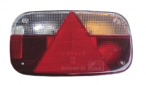 Aspöck Multipoint 3 RECHTS mit Kennzeichenleuchte und Rückfahrscheinwerfer