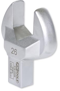 KS Tools Einsteck Maulschlüssel 4 x 18 mm 5.162.226 I Verchromter Schraubenschlüssel, 6 Kant Profil I Steckschlüssel mit Stiftsicherung I 26 mm Schlüsselweite