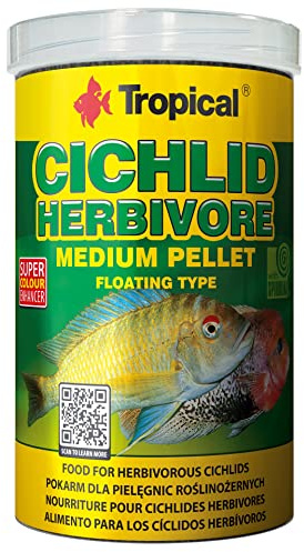Tropical Cichlid Herbivore Medium Pellet, 1er Pack (1 x 1 l)