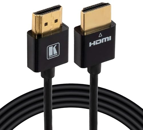C-HM/HM/PICOBK10 Ultra Slim HDMI Cable 4k High Speed With Ethernet Black 3.0m (10ft)