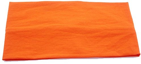 Butterme Mode Baumwolle Stirnband Damen Frauen Sport Yoga Haarband Kopfband Haarband (Orange)