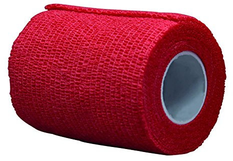 uhlsport TUBE-IT Tape - Für Erwachsene und Kinder, Stutzen, - Fussball, - Sport-Tape - Idealer Halt, kein Verrutschen der Schienbeinschoner, rot