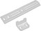 Marel Shop® - KIT SLITTE PER PORTE FRIGO E CONGELATORI COMPATIBILI CON SMEG PER FISSAGGIO AD INCASSO