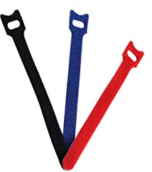 shiverpeaks Kabelbinder 11 x 145mm, Klett-Verschluss 12er Set