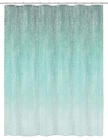 Kleine Wolke Cascada Rideau de Douche, PEVA, émeraude, 180x200 cm