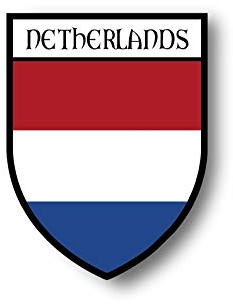 Akachafactory Aufkleber Sticker autoaufkleber Wappen Schild Flagge flaggen Fahne niederlande