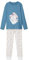 NAME IT Mädchen Nkfnightset Real Teal Unicorn Noos Pyjamaset, 122-128 (1er Pack)