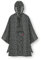 reisenthel mini maxi poncho in Signature Schwarz – Klein verpackter Regencape aus hochwertigem Polyestergewebe – Ansprechendes Design mit weiter Kragenöffnung