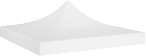 vidaXL Techo de Carpa para Celebraciones Cenador Toldo Cubierta Superior Carpa Plegable Jardín Patio Marquesina Fiesta Blanco 2x2 m 270 g/m²
