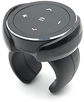Botón Multimedia inalámbrico Bluetooth Control Remoto Selfie Coche Motocicleta Volante Música para iPhone con Soporte