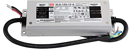 Mean Well XLG-150-12-A LED Netzteil, 150 W, 12 V DC, 12500 mA Transformator für Beleuchtung