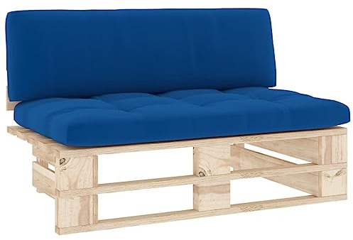 vidaXL Kiefernholz Imprägniert Garten Mittelsofa Sofa Lounge Gartensofa Palettensofa Gartenmöbel Palettenmöbel Wohnzimmer Terrasse