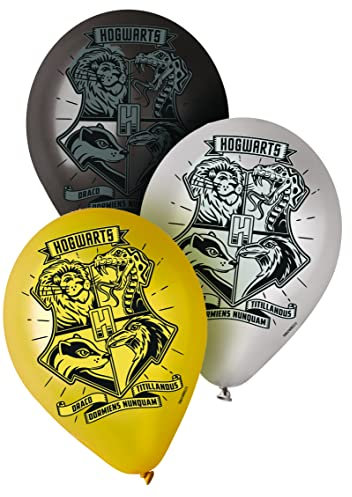 Ciao Palloncini stampati Harry Potter in lattice, 10 pezzi, Multicolor