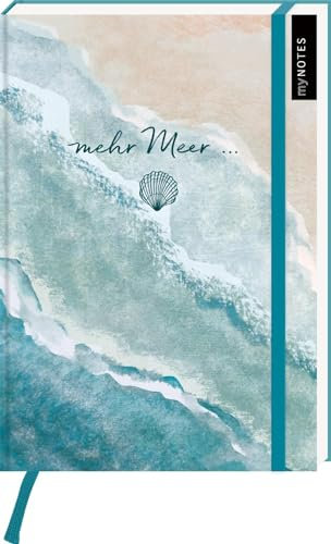 myNOTES Notizbuch A5: Mehr Meer ...: Notebook medium, gepunktet, paginiert | Notizbuch mit Meeresmotiv: Ideal als Journal, Planner oder Tagebuch