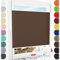 Schuette® Plissee ohne Bohren ● Thermo Kollektion: Toffee (Dunkelbraun) ● 105x150cm (Breite x Höhe) ● Suprafix Faltrollo X Klemmfix Rollo ● Blitzschnelle Montage inkl. Video
