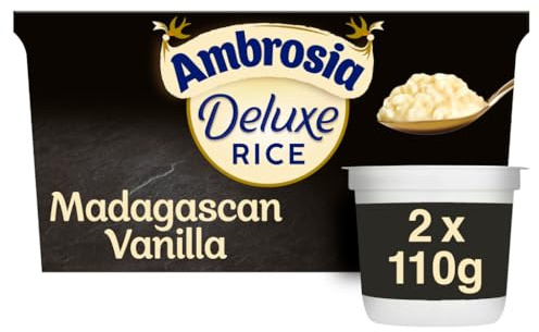 Ambrosia Deluxe Rice Madagascan Vanilla 2 x 110g (220g)