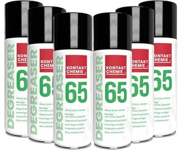 6 Stück Kontakt Chemie® extra starker Elektronikreiniger | DEGREASER 65 | 200ml