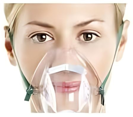 The Oxygen Store Medizinische Sauerstoffmaske und Schlauch 1,8 m – CE-Kennzeichnung (1 Maske)