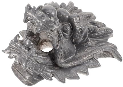 VINTORKY Fontaine Murale de Jardin en Résine de Tête de Dragon, Robinet Décoratif Élégant pour Fontaine Villa, Centre de Jardin Extérieur Esthétique