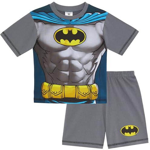 DC Comics Batman - Schlafanzug mit Kurzarm für Kinder - 100% Baumwolle
