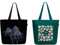 Eco Right Women's Canvas Bag, Shopper große Strandtasche mit Reißverschluss, Einkaufstasche, Tote Bag