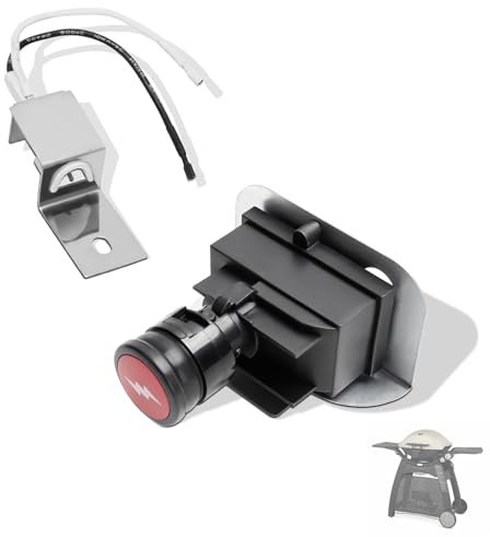 MOASKER 63788 Grillzünder-Kit für Weber Q3200 Q320 Gasgrill-Zünder Ersatzteile, elektronischer Push-Starter-Zündsatz für Weber Q3200 Q320 tragbarer Grillstarter Ersatzteile 57067001
