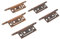 Angoily Smooth Running Door Hinge Antique Furniture Fittings for Cabinet Doors