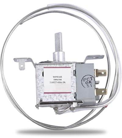 Getfarway WPF-34E Refrigerator Thermostat 2-Pins Sensor Probe Compatible with Hisense Refrigerator Temperature Controller Parts WPF34E 1806104
