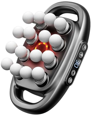 8 Head Massage Gun Deep Tissue, 8-Kopf-Massagepistole für Tiefes Gewebe, 16-Antrieb 8-Kopf-Massagepistolen-Set, Massagepistole Nackenmassagegerät mit 30 Stufen und 3 Modi (16 Kopf)
