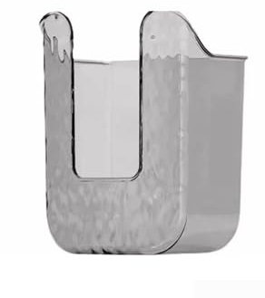 Organisierte wandmontierte Aufbewahrungsbox für Feuchttücher platzsparende Lösung für Küchen und Badezimmer (Grau)