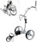 ZenSeFarin Elektrischer, Zusammenklappbarer Junior-Golf-Trolley, Steigfähigkeit 30 Grad, Geräuschlos, Leichter 3-Rad-Golf-Trolley Mit Praktischem Griff, Anzeigetafel, Halterung Und Fernbedienung