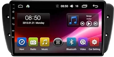 Coche de Doble DIN Radio para Seat Ibiza 6j 2008-2015 Android 15 9 Inches Pantalla Coche FM Am Bluetooth USB para, 8Core 6G+128G
