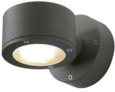 SLV SITRA WALL Wandleuchte, anthrazit, GX53 ESL, max. 9W, IP44