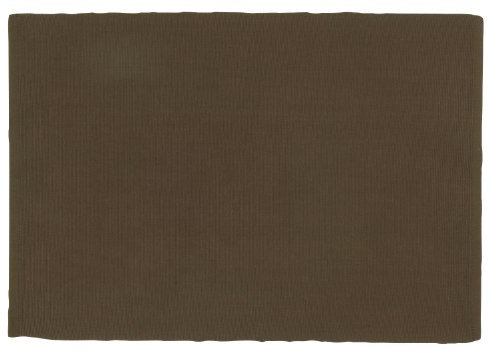 Now Designs Micro Rib Placemats, Umber, Set of 4