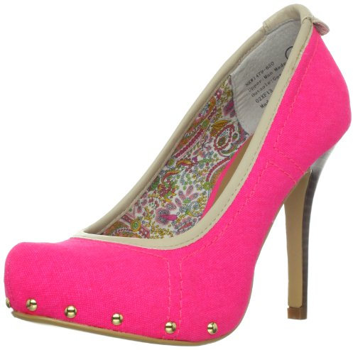 Not Rated Damen Cloud 9 Plateau Pumps, Rose, 40.5 EU