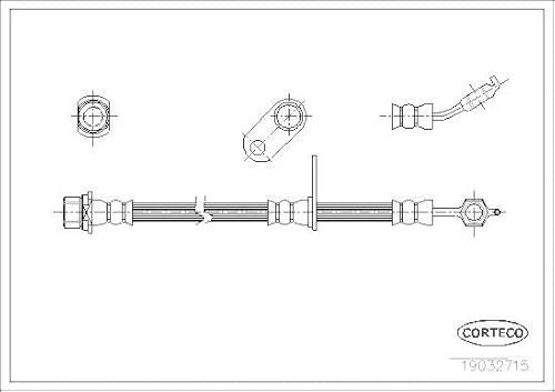Corteco 19032715 Brake Hose