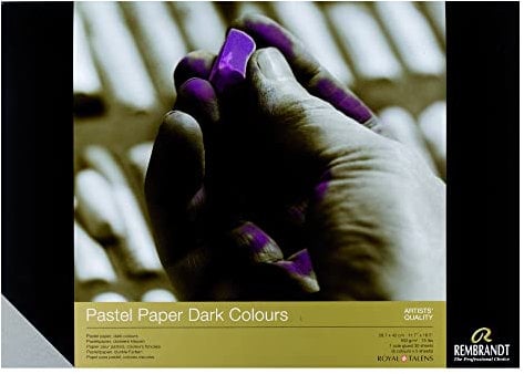 Tarensu Rembrandt papel pastel color oscuro 297x420mm 30 hojas ortografia