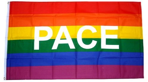 Flagge/Fahne Regenbogen - Pace 60 x 90 cm