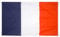 Digni Drapeau de Balcon (avec 4 Oeillets) France - 90 x 150 cm Sticker Gratuit