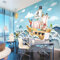 Tapeten Wandbild Hintergrundbild Fototapetegroßhandel Boat Jack Sparrow Wandbild Piraten 3D Cartoon Wandbild Tapete Für Baby Kinder Kinderzimmer 3D Wandmalereien Fresko, 300 * 210 Cm