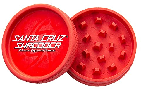 Santa Cruz Shredder Eco Biodegradable Hemp Grinder - Red Edition - 2 Piece