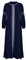 Lazzboy Muslimisches Kleider Frauen Kaftan Arab Jilbab Abaya Spitze Nähen Maxikleid Damen Langarm Abendkleider Muslim Hochzeit Kleidung Saudi-arabien Rockabilly(Blau,2XL)