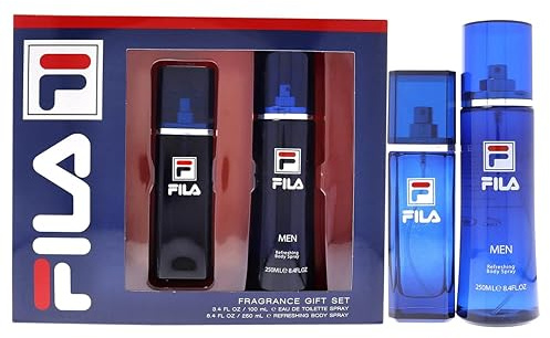 Fila - Duft-Set für Männer - Eau de Toilette - Orientalischer Duft mit Noten von Bergamotte, Lavendel und Zedernholz - Spray - 3 oz - Mist - 9 oz