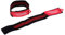Milageto 2 Fahrrad Knöchel Beinbandage Reflektierende Hose Hosenbänder Clips Strap, Rot