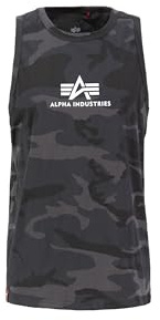 Alpha Industries Herren Basic Tank Camo Kurzarm Shirt