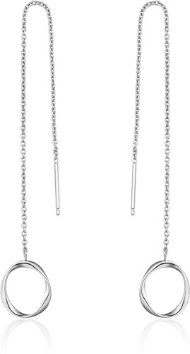 Ania Haie Damen-Ohrhänger Swirl Threader Earrings 925er Silber One Size Silber 32014180