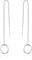 Ania Haie Damen-Ohrhänger Swirl Threader Earrings 925er Silber One Size Silber 32014180