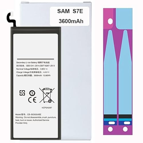 Battery for Samsung Phone Includes Battery Stickers【12 Month Warranty】 (Galaxy S7 Edge)